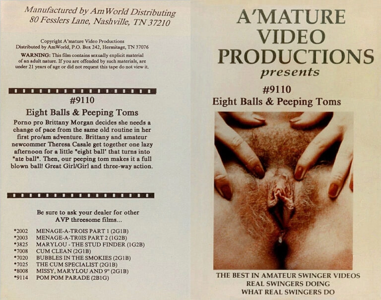 A’mature: Eightballs & Peeping Tom – 1991