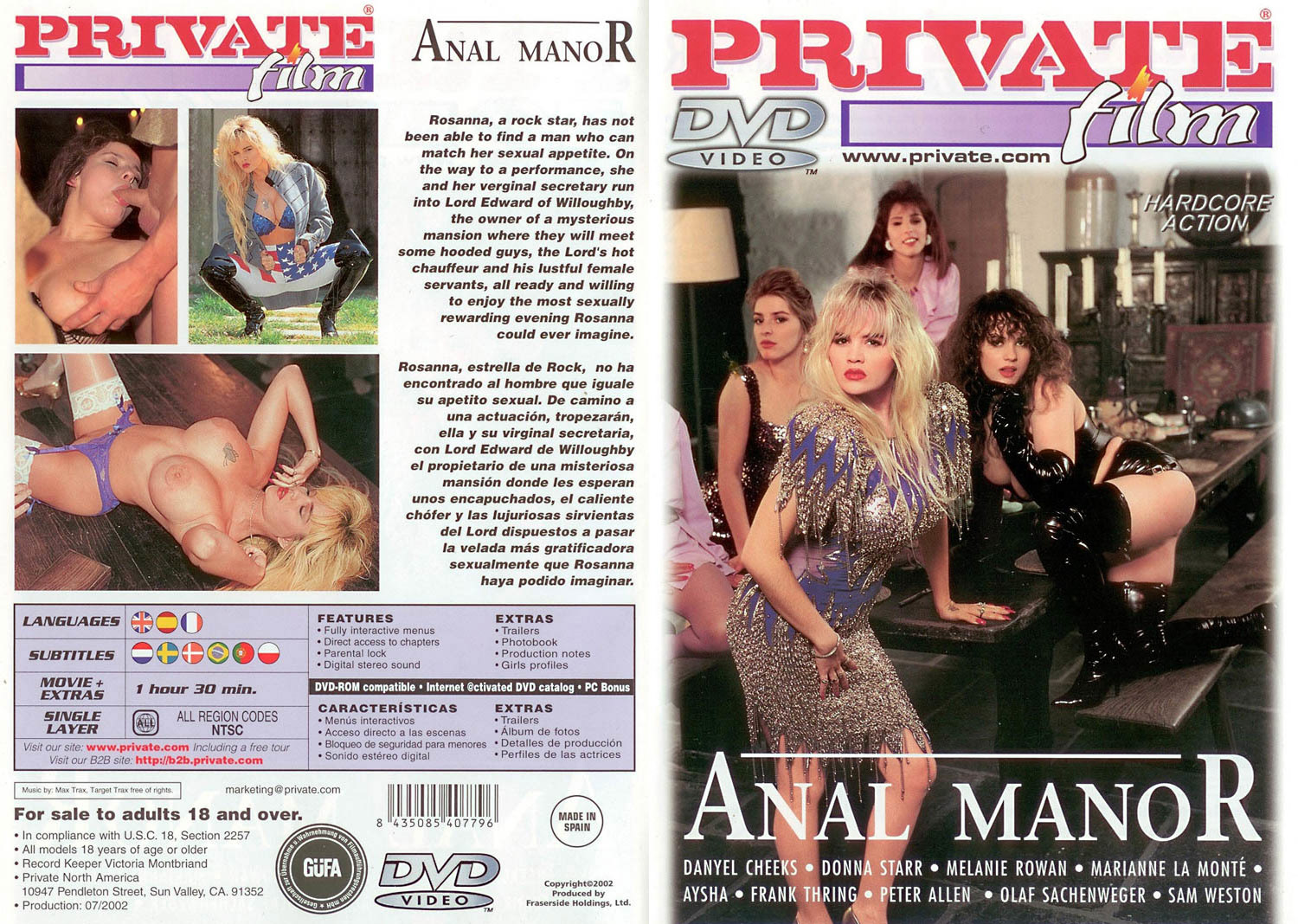 Private Film 2 - Anal Manor - 1993 - Steve Perry