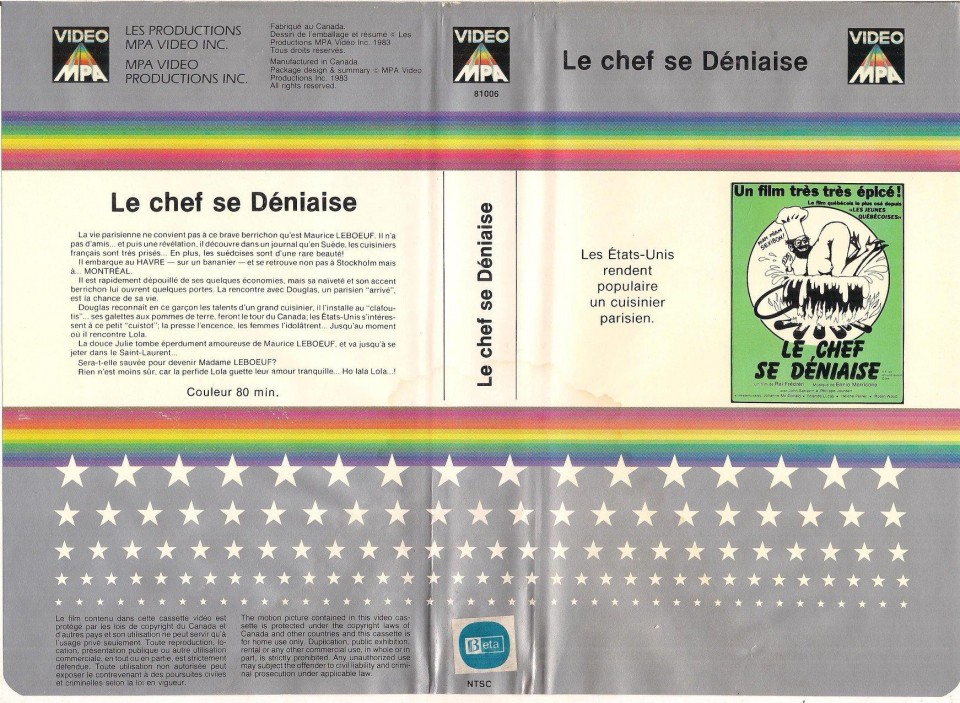 Le Chef se deniaise – 1979 – Jacques Pary